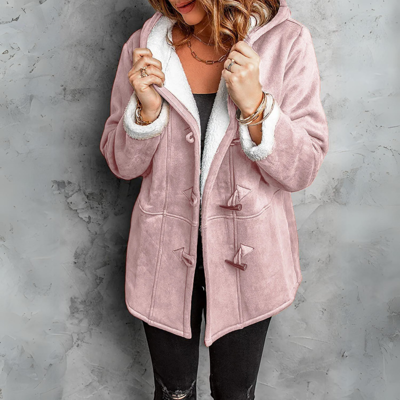 Sibylle | weicher Mantel mit Sherpafutter