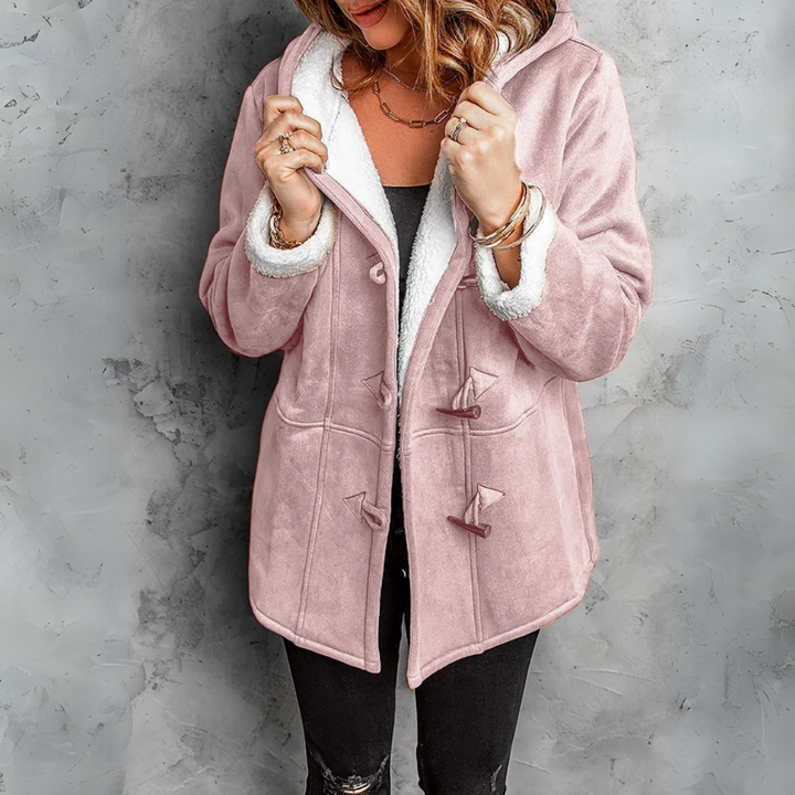 Sibylle | weicher Mantel mit Sherpafutter