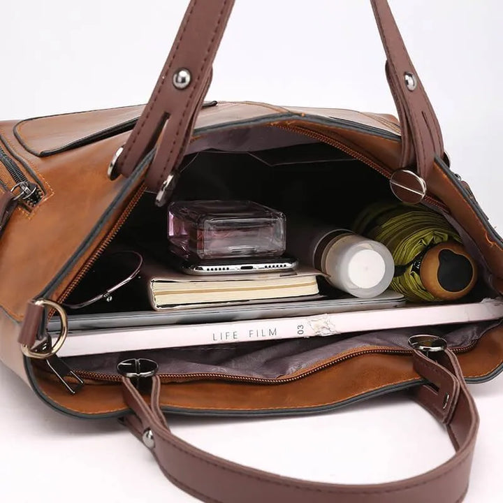 ALEXA | LEDER-SCHULTERTASCHE