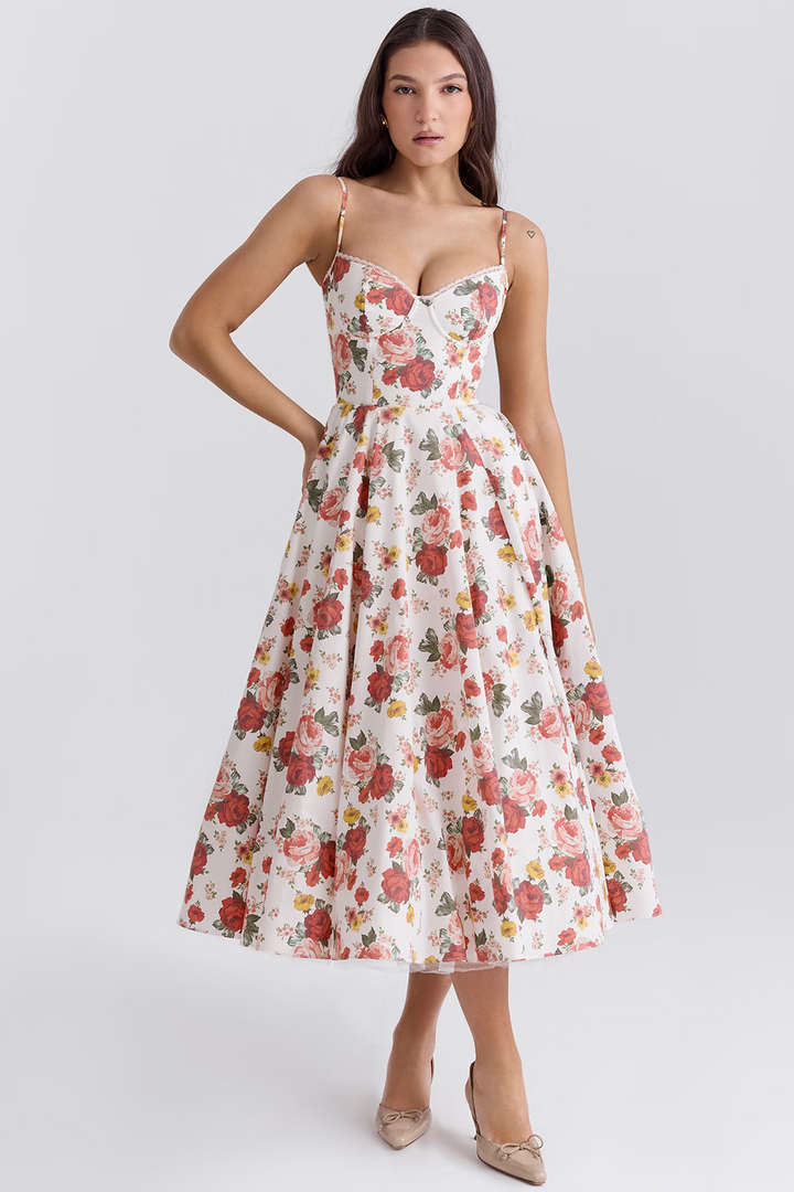 Isabelle | Elegantes Schlankmachendes Kleid