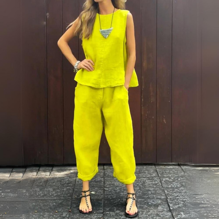Mia | Handgefertigtes Sommer-Set aus Baumwolle