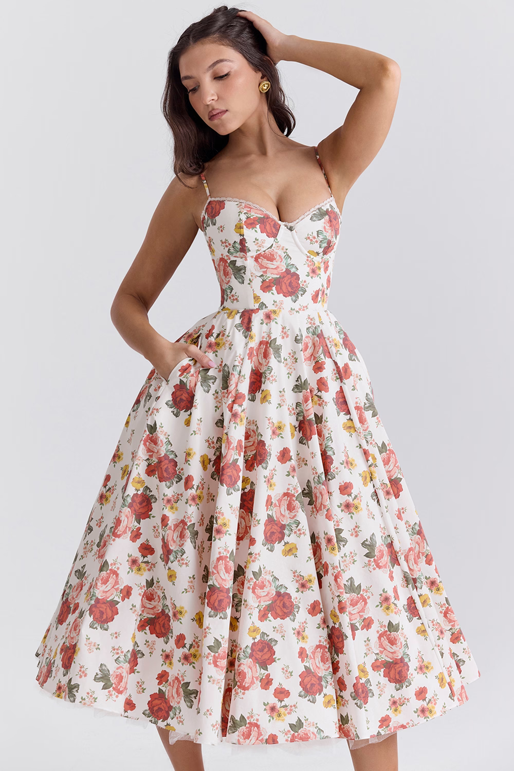 Isabelle | Elegantes Schlankmachendes Kleid