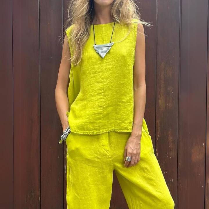 Mia | Handgefertigtes Sommer-Set aus Baumwolle