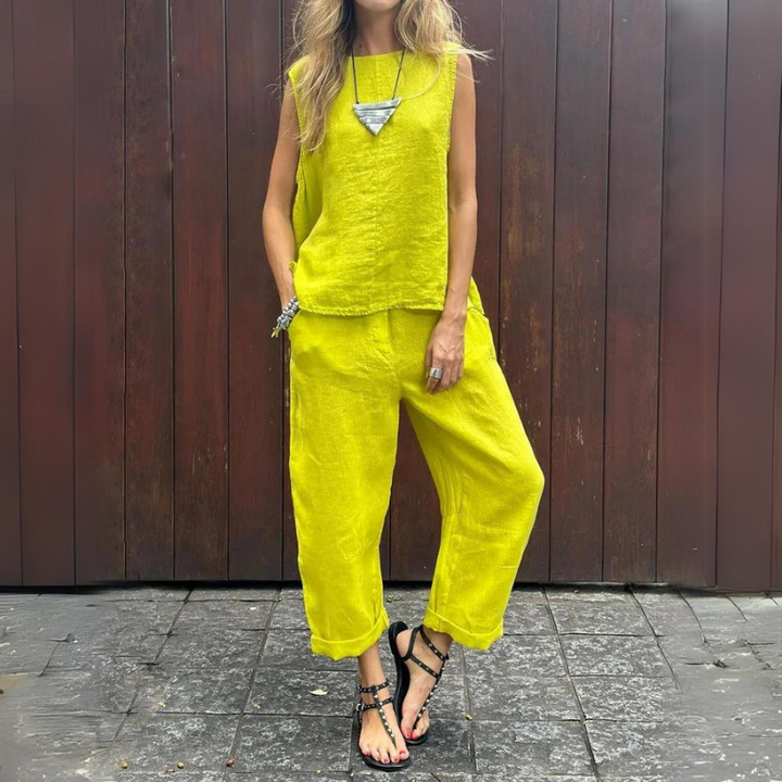 Mia | Handgefertigtes Sommer-Set aus Baumwolle