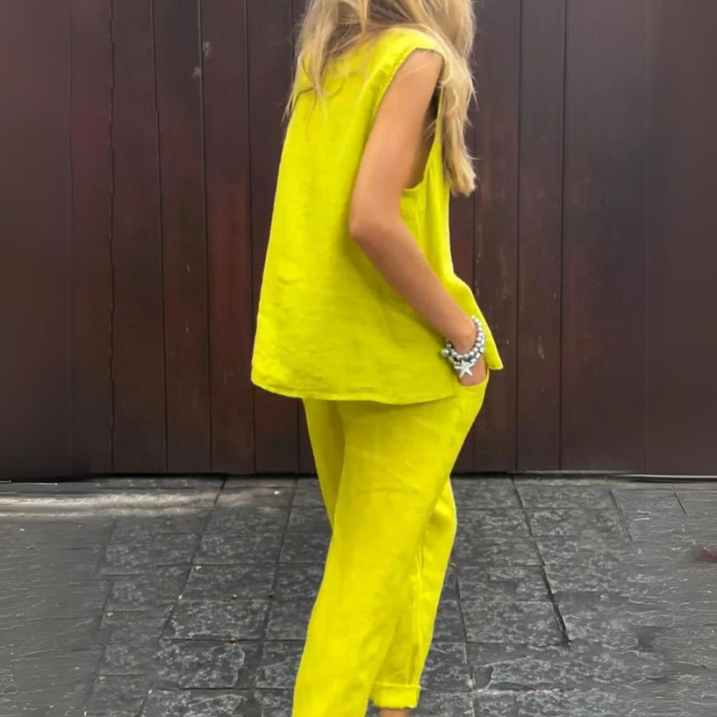 Mia | Handgefertigtes Sommer-Set aus Baumwolle