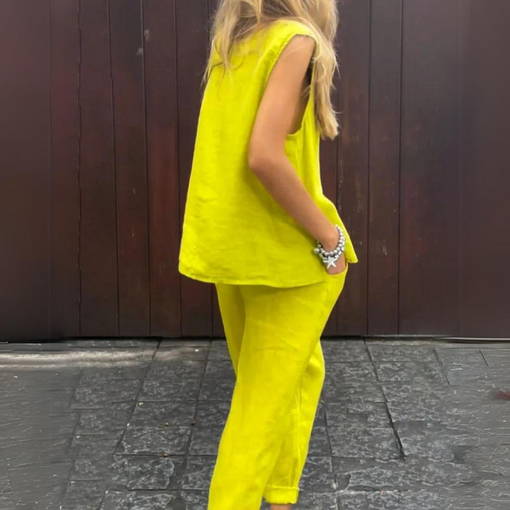 Mia | Handgefertigtes Sommer-Set aus Baumwolle