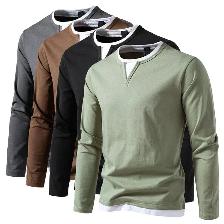 Gero | Langarmshirt mit Lagenlook