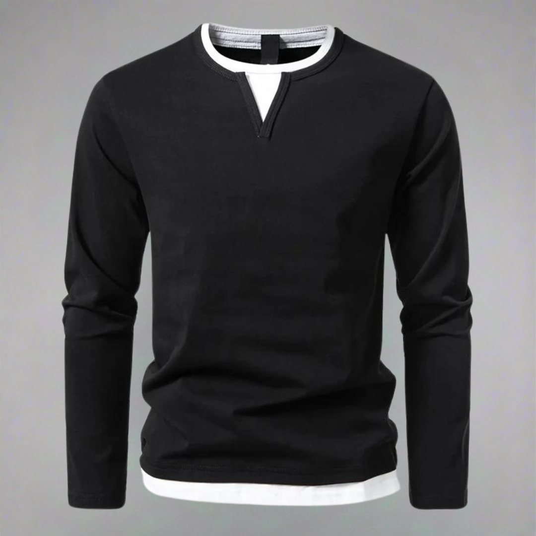 Gero | Langarmshirt mit Lagenlook