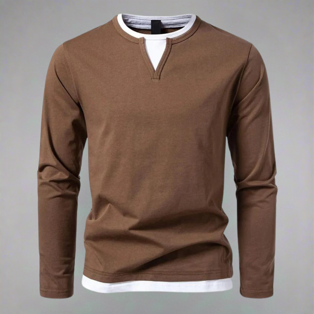 Gero | Langarmshirt mit Lagenlook