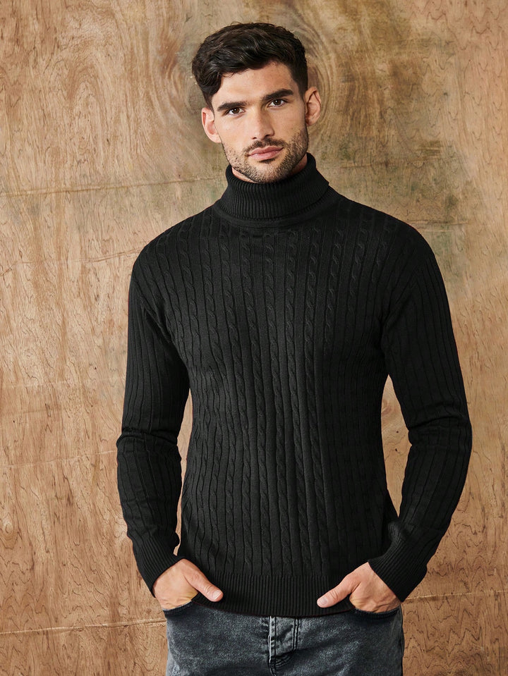 Gereon | Rollkragenpullover mit Rippstrick