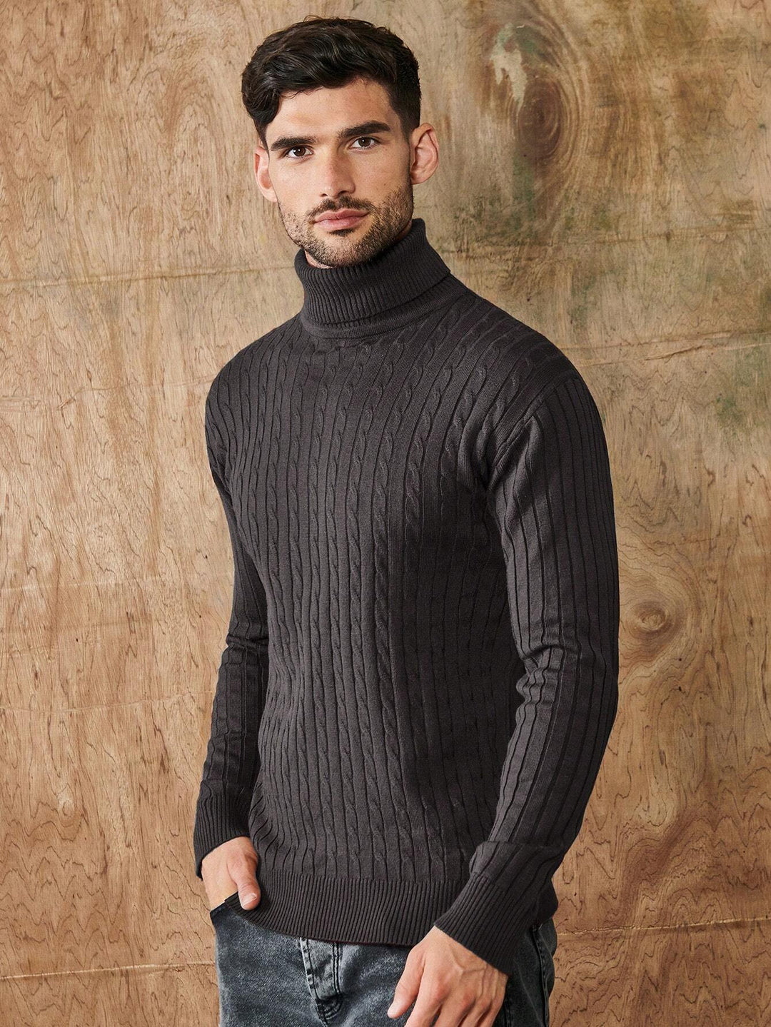 Gereon | Rollkragenpullover mit Rippstrick