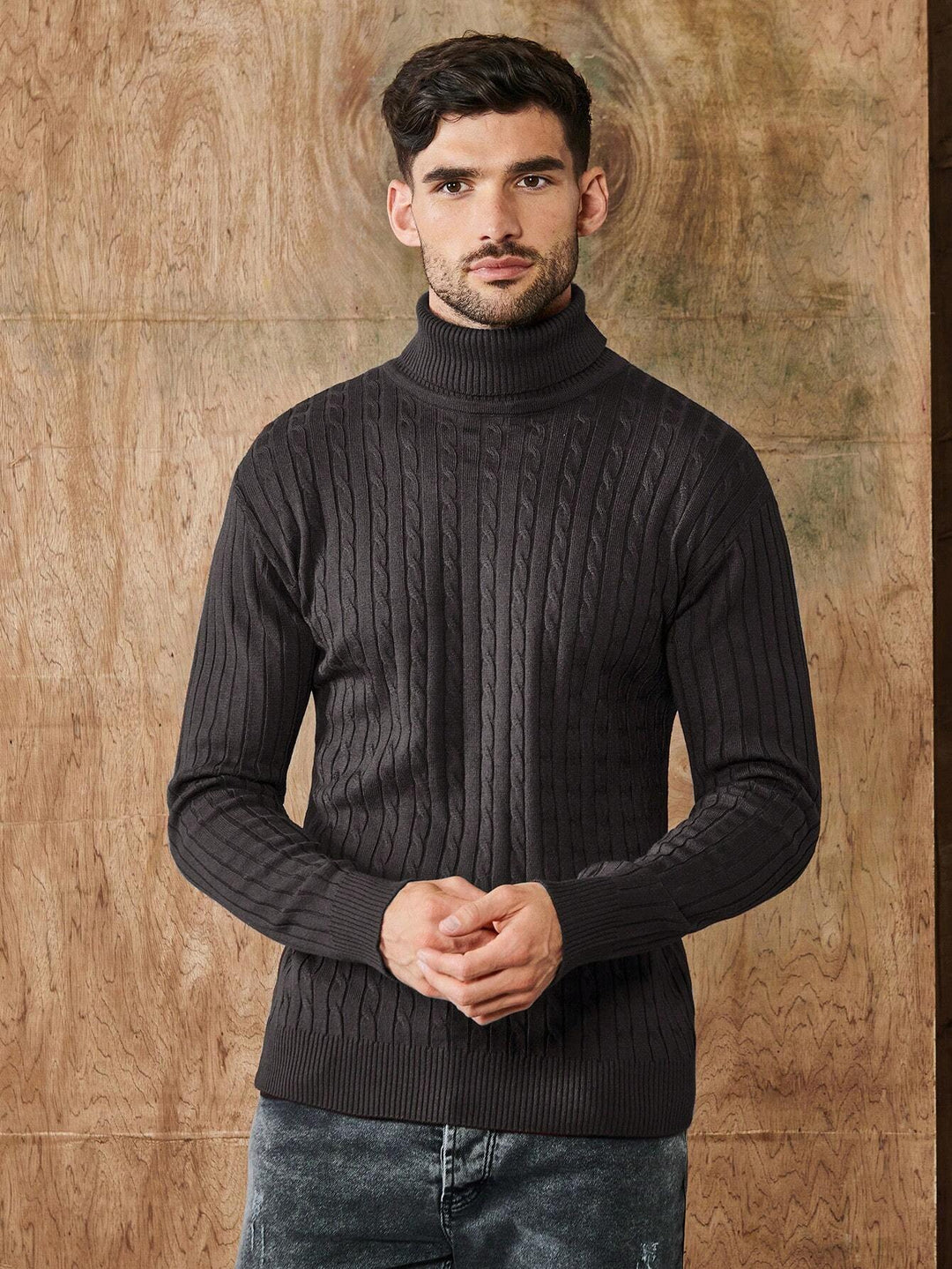 Gereon | Rollkragenpullover mit Rippstrick