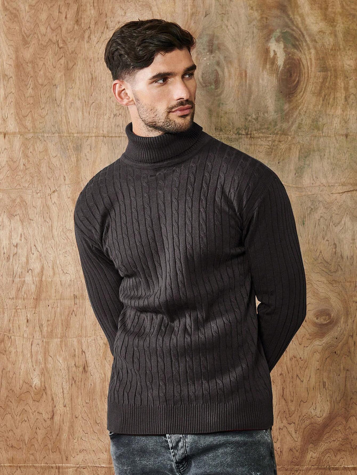 Gereon | Rollkragenpullover mit Rippstrick