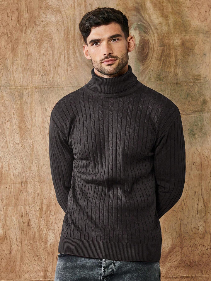 Gereon | Rollkragenpullover mit Rippstrick
