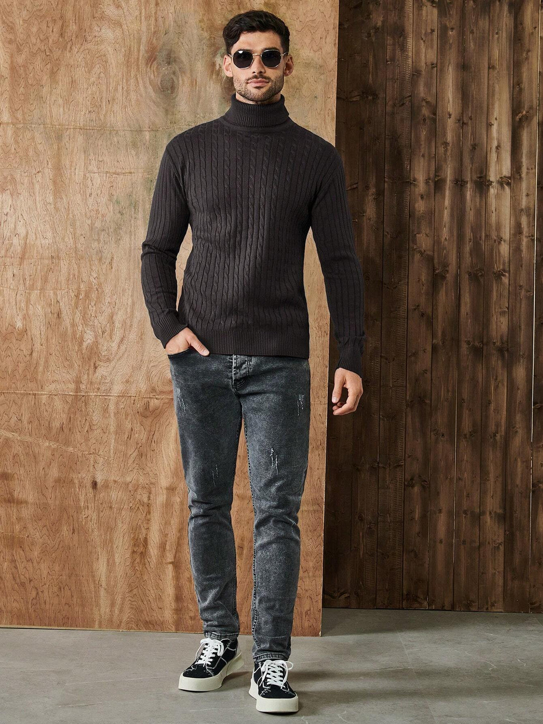 Gereon | Rollkragenpullover mit Rippstrick