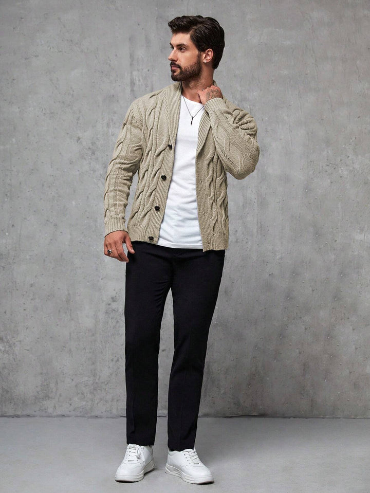 Harald | Grobstrick-Strickjacke