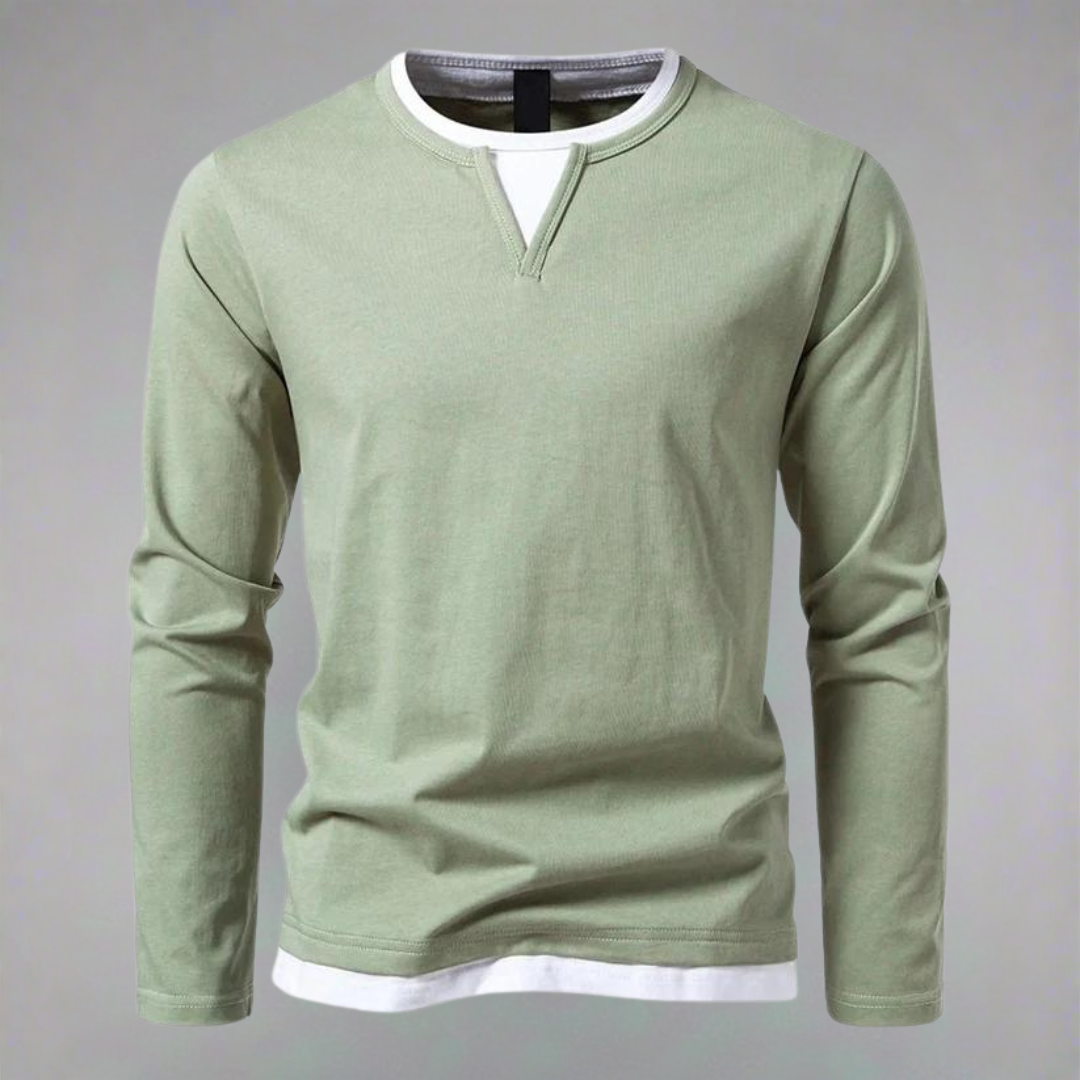 Gero | Langarmshirt mit Lagenlook