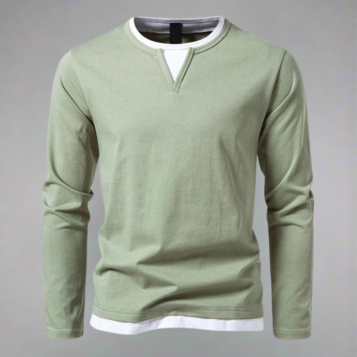Gero | Langarmshirt mit Lagenlook