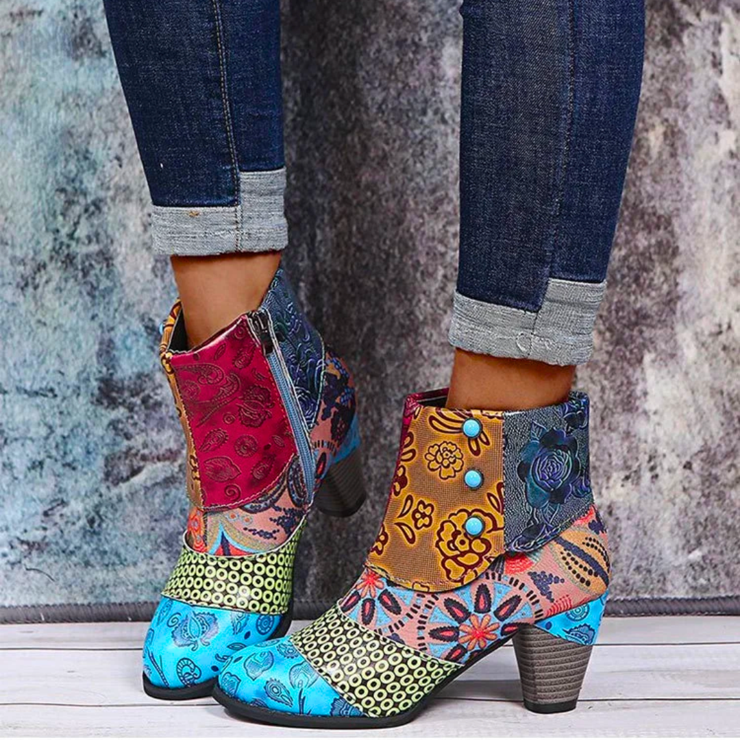 Lotte | Stilvolle Wasserdichte Retro-Stiefel