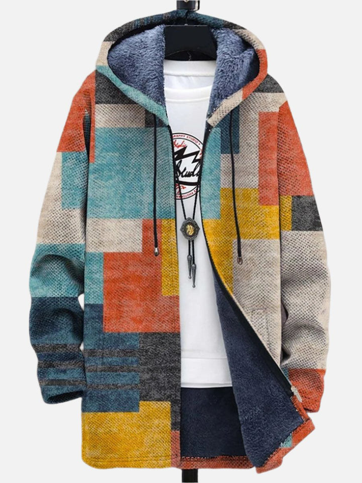 Sierra | Kapuzenpullover mit geometrischem Muster