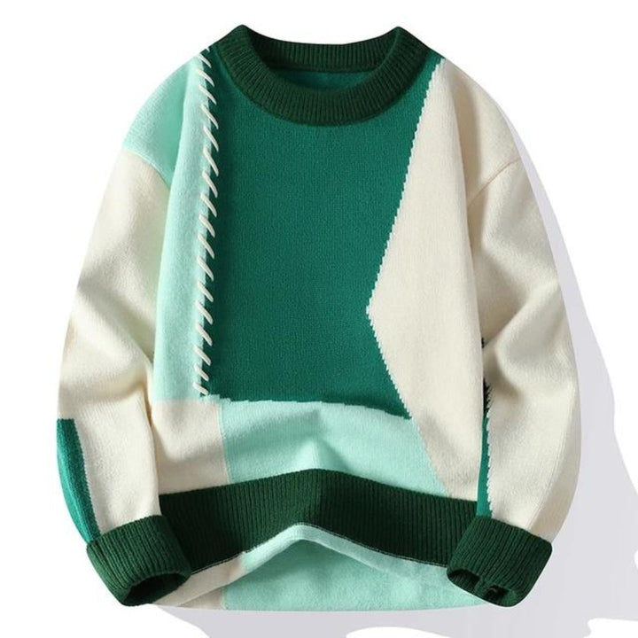 Sandro | Gemütlicher Patchwork-Pullover