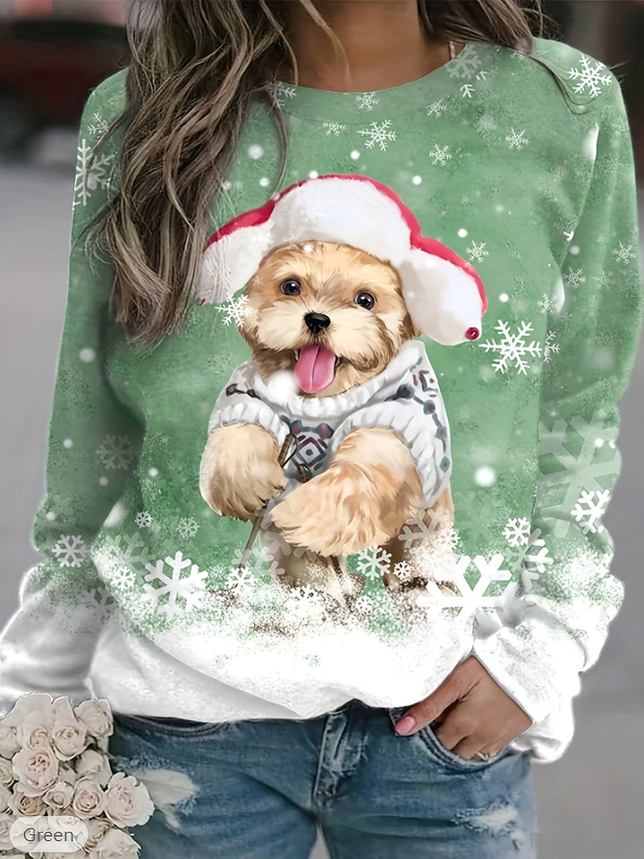 Noelle | Weihnachtspuppies-Sweatshirt