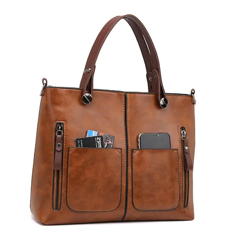 ALEXA | LEDER-SCHULTERTASCHE