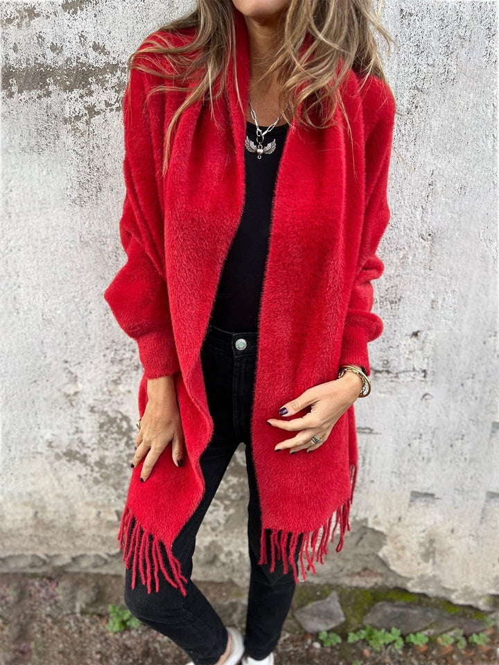 Katja | Langärmelige Strickjacke