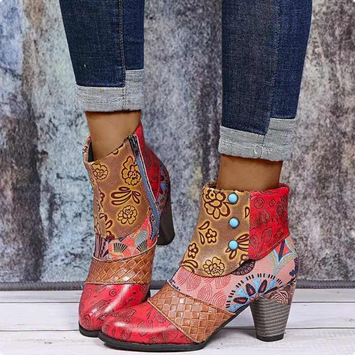 Lotte | Stilvolle Wasserdichte Retro-Stiefel