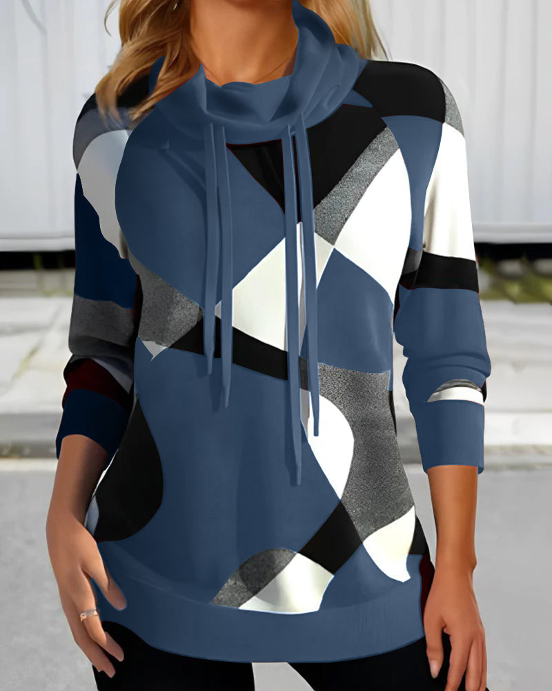Yasmin | Farbblock Kapuzenpullover