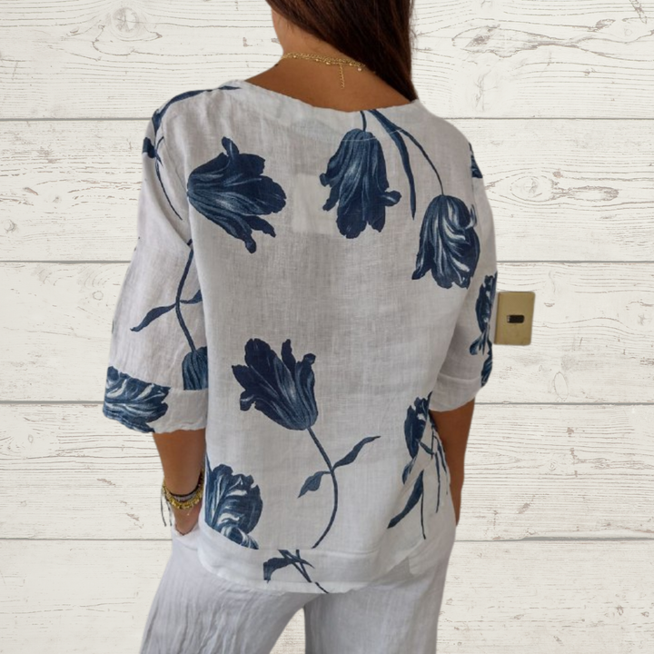 Miranda | Bluse mit Blumendruck