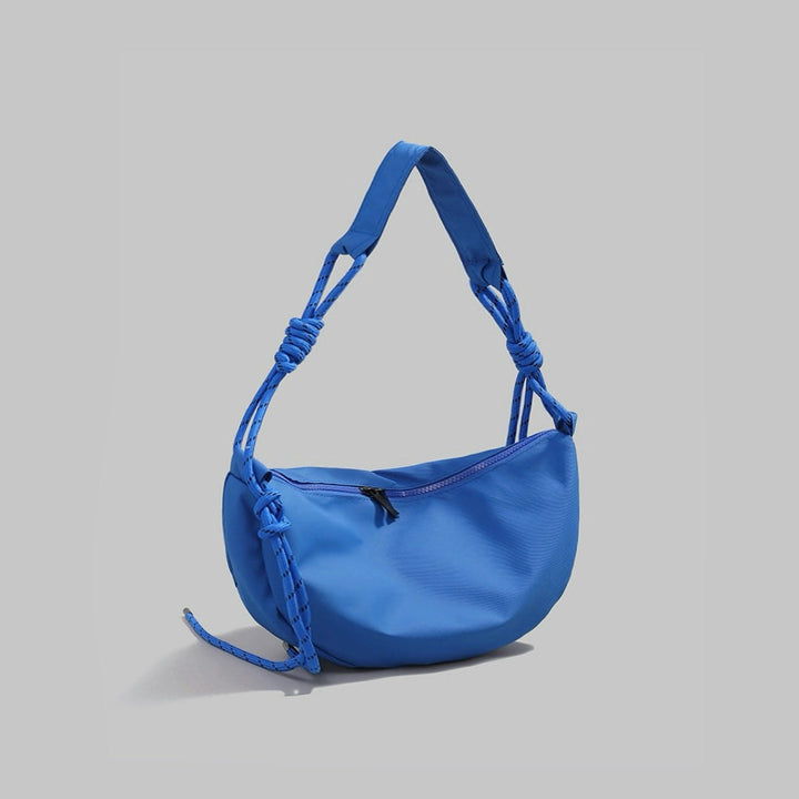 Lässige geknotete Nylon Crossbody Tasche