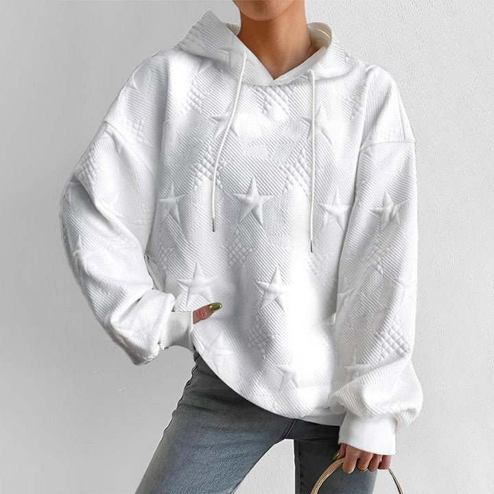 Gisela | Kapuzenpullover mit Sternprägung