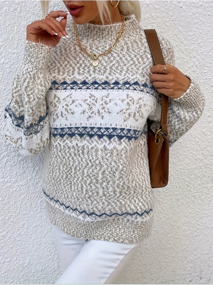 Hildegard | Schneeflocken-Pullover