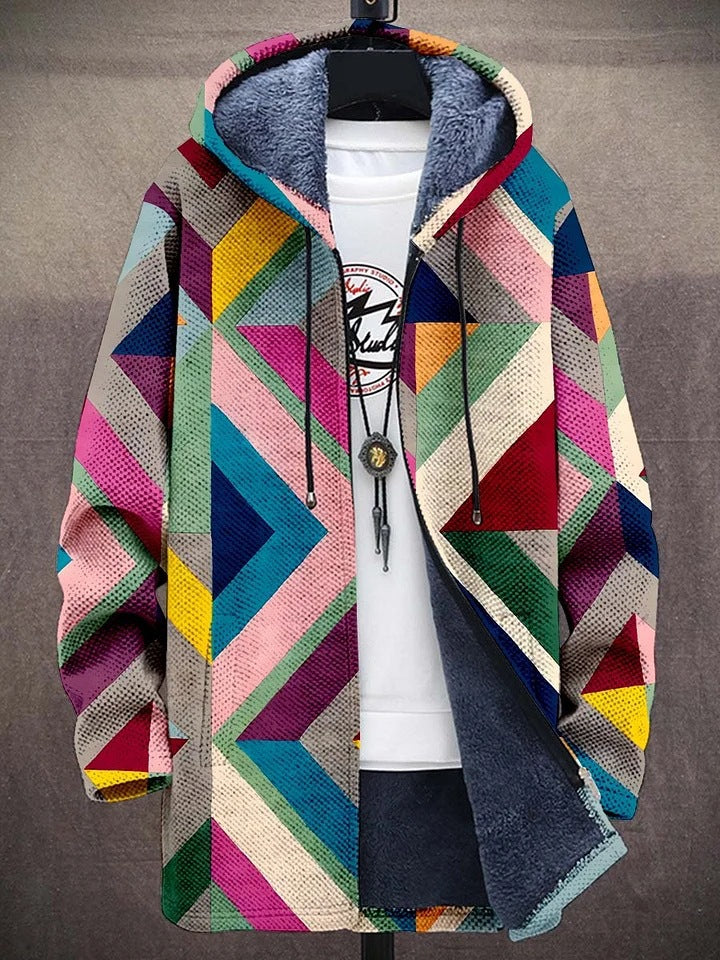 Sierra | Kapuzenpullover mit geometrischem Muster