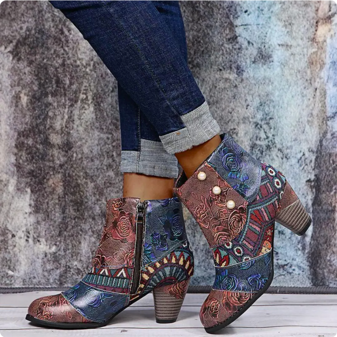 Lotte | Stilvolle Wasserdichte Retro-Stiefel