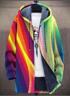 Sierra | Kapuzenpullover mit geometrischem Muster