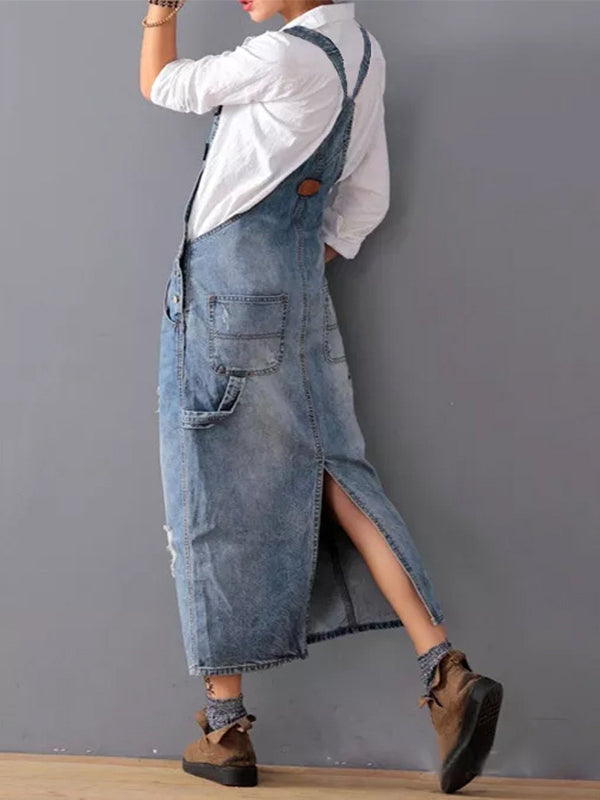 Alina | Denim-Overallkleid