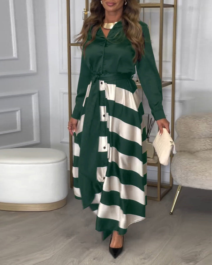 Sophie | Gestreiftes Kleid „Elegance“