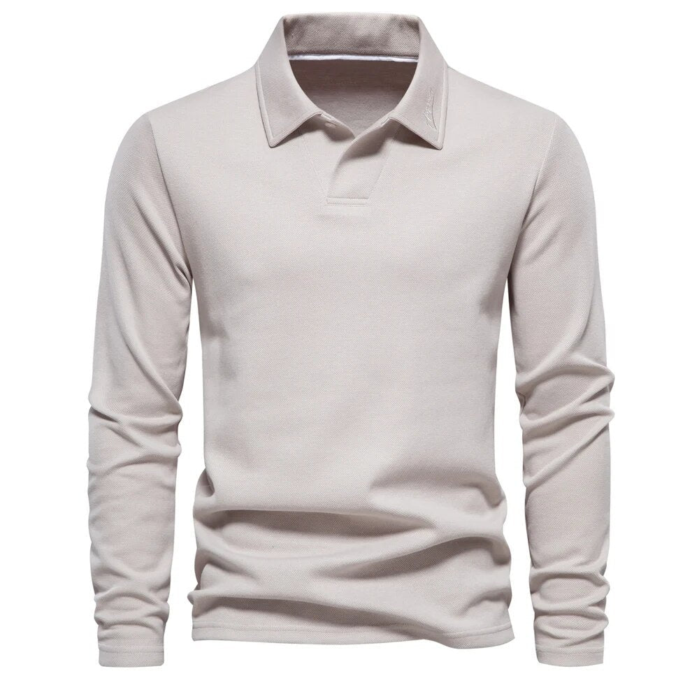 James | Langärmliges Poloshirt für den Herbst