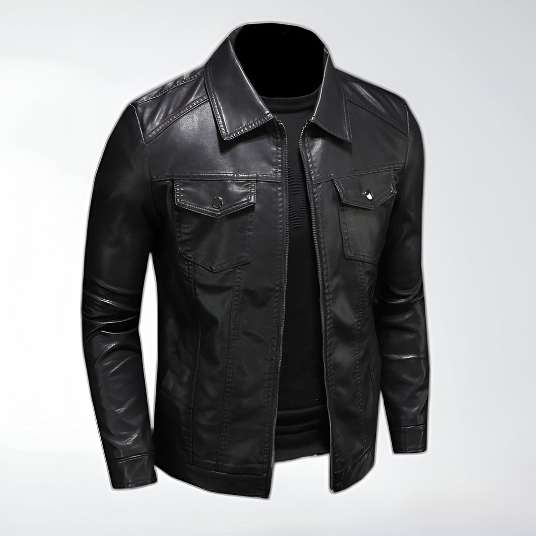 James| Floriluxe Lederjacke für Männer