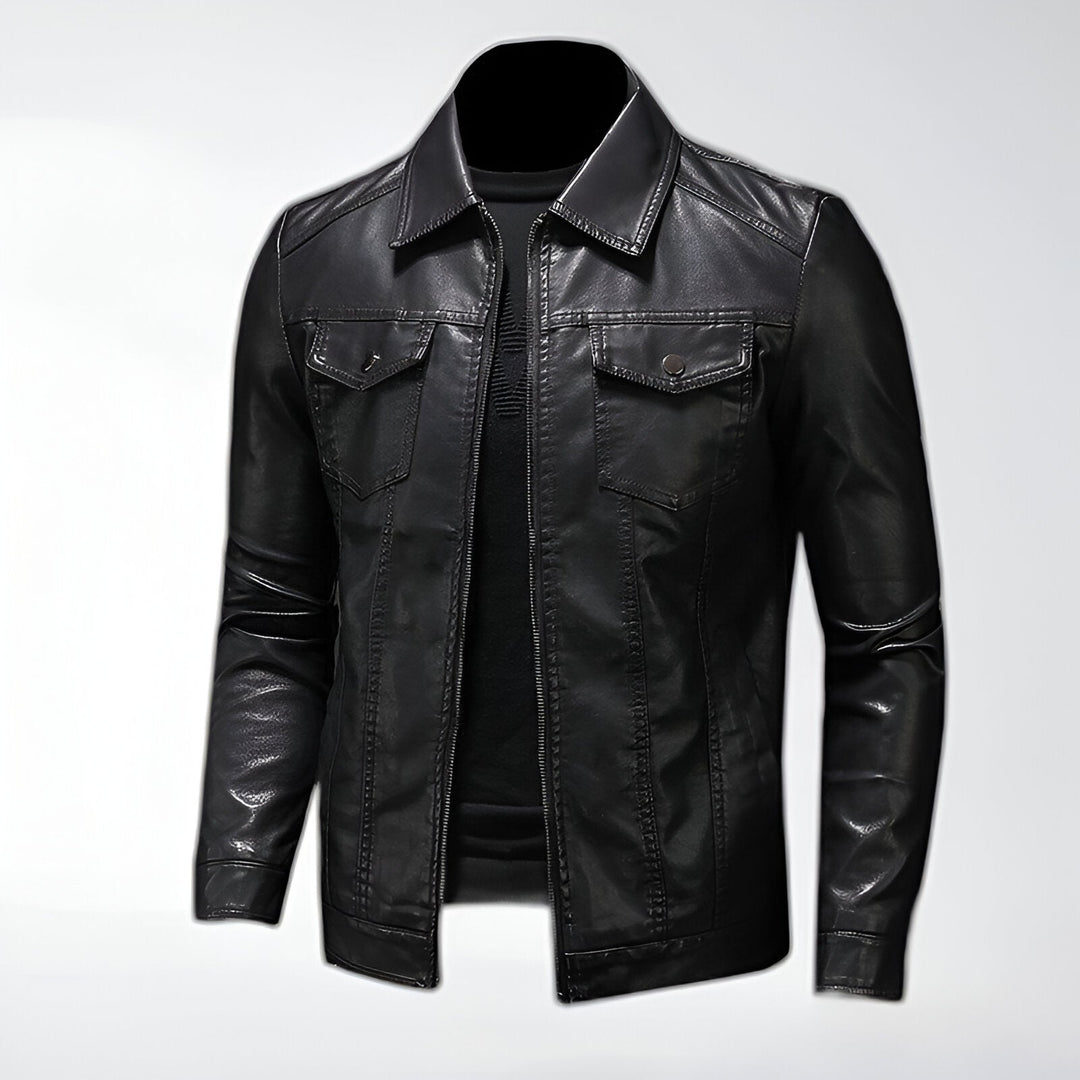 James| Floriluxe Lederjacke für Männer