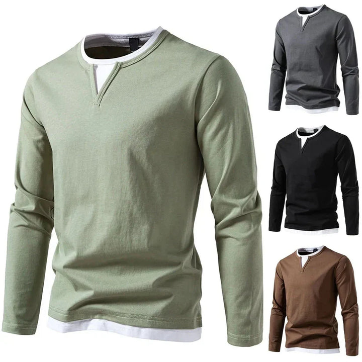 Gero | Langarmshirt mit Lagenlook