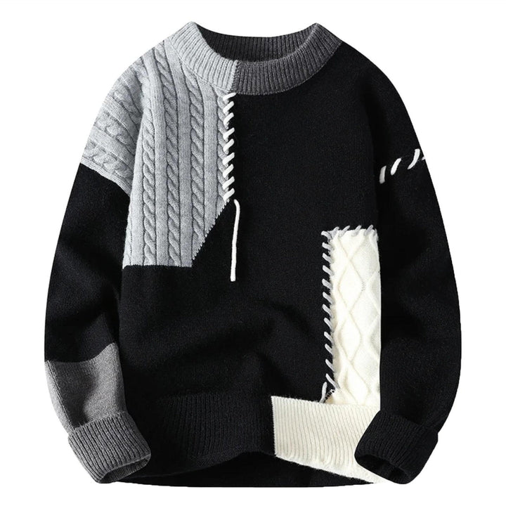Sandro | Gemütlicher Patchwork-Pullover