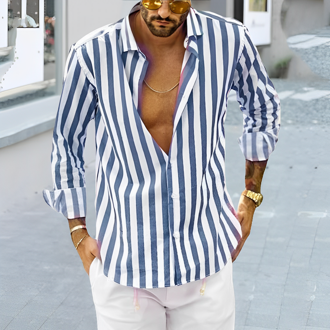 Lucas | Gestreiftes Sommerhemd für Herren