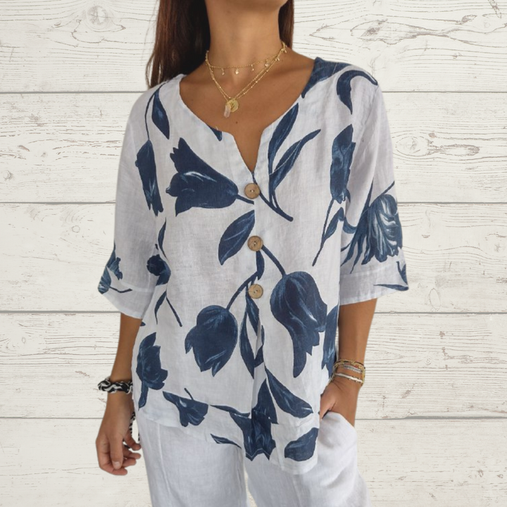 Miranda | Bluse mit Blumendruck