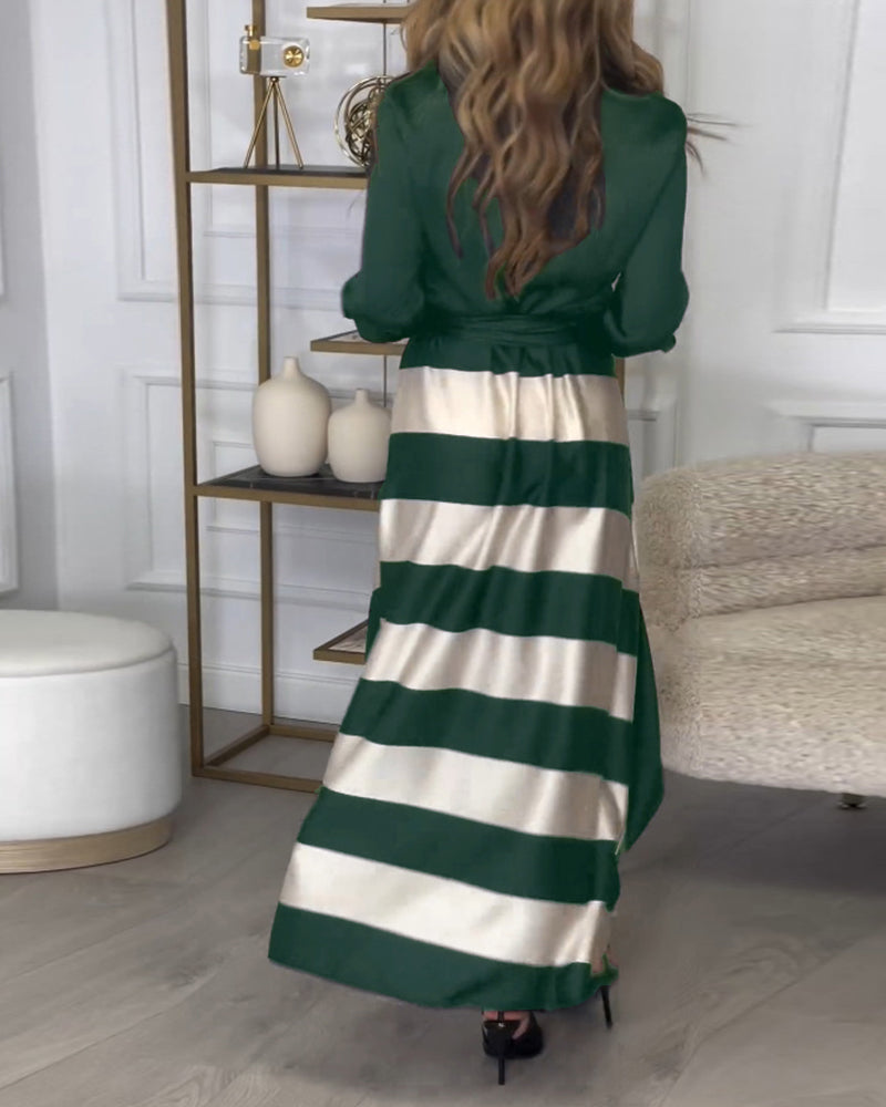 Sophie | Gestreiftes Kleid „Elegance“