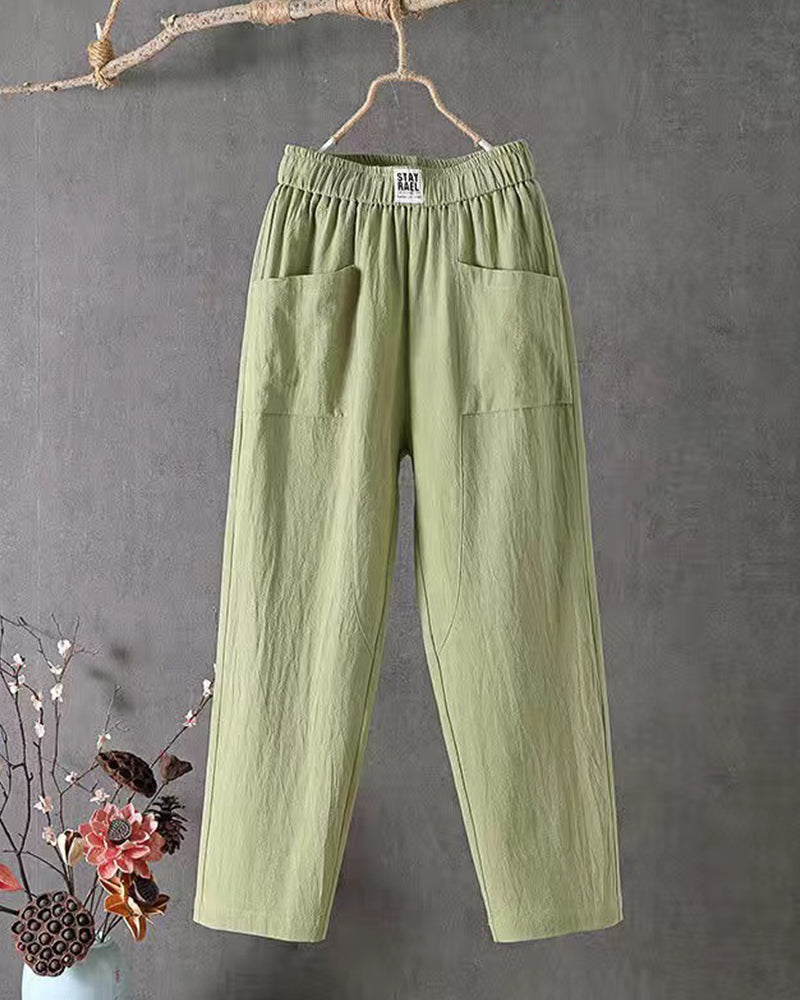 Ava | Luxuriöse gerade Hose
