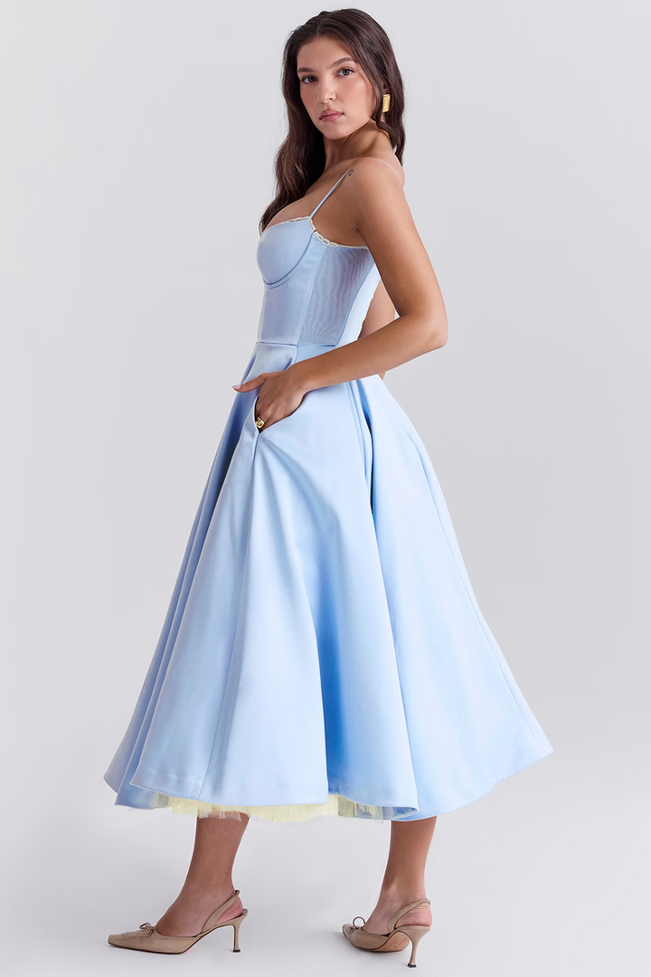 Isabelle | Elegantes Schlankmachendes Kleid
