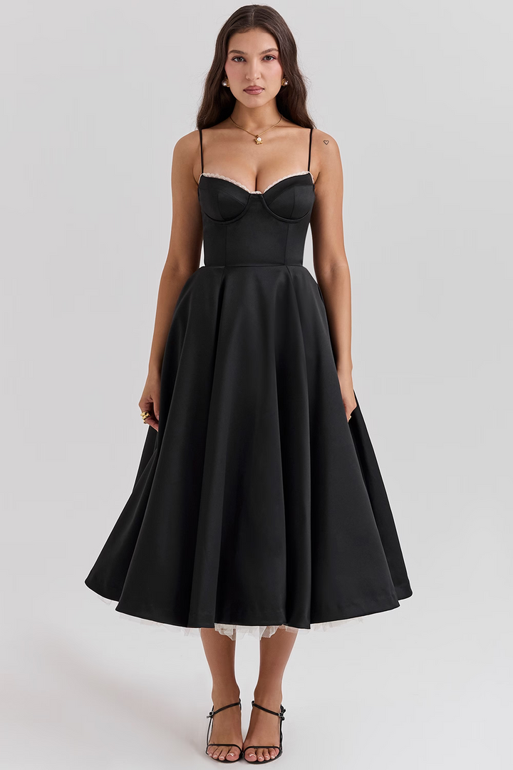 Isabelle | Elegantes Schlankmachendes Kleid